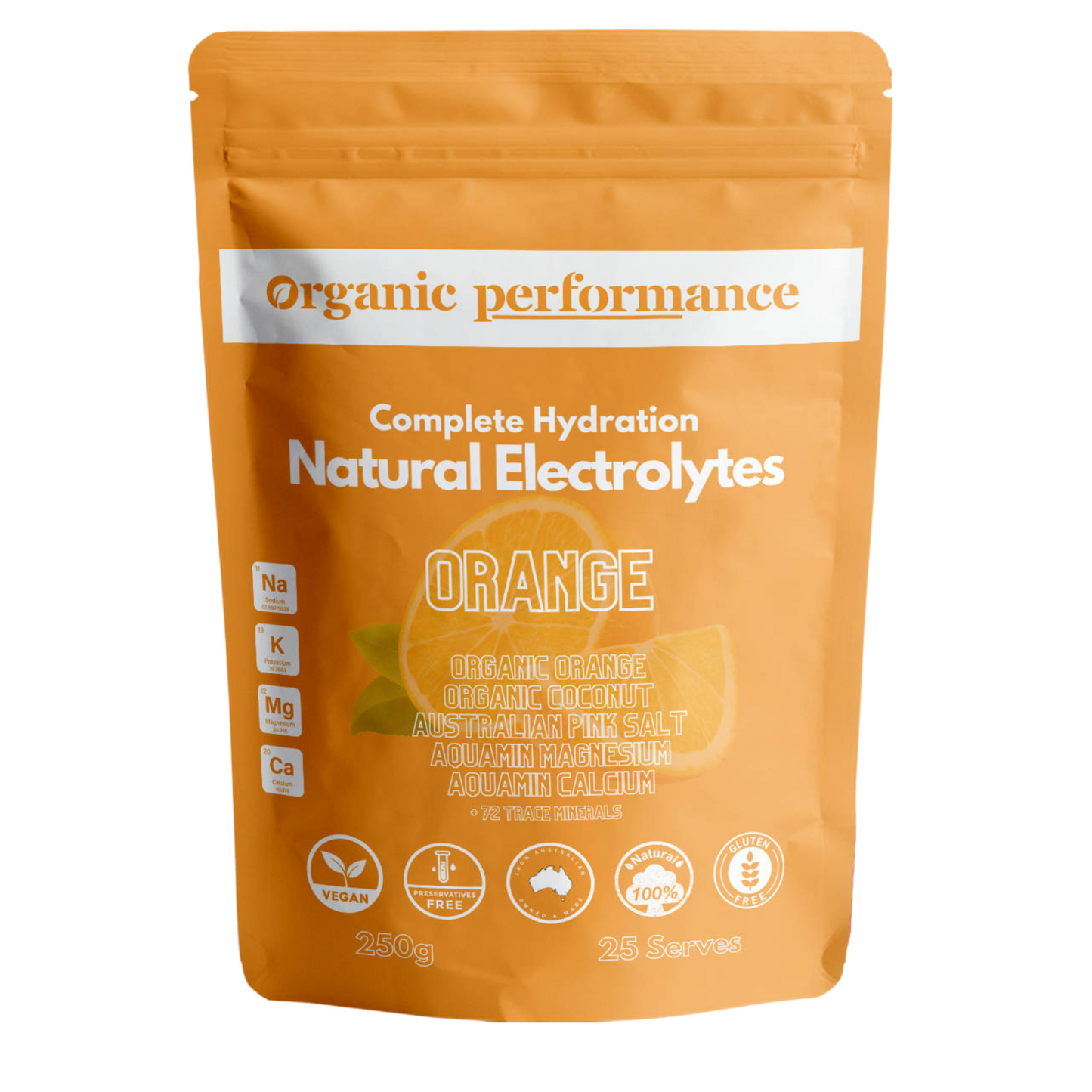 Natural Electrolytes - Orange 250g